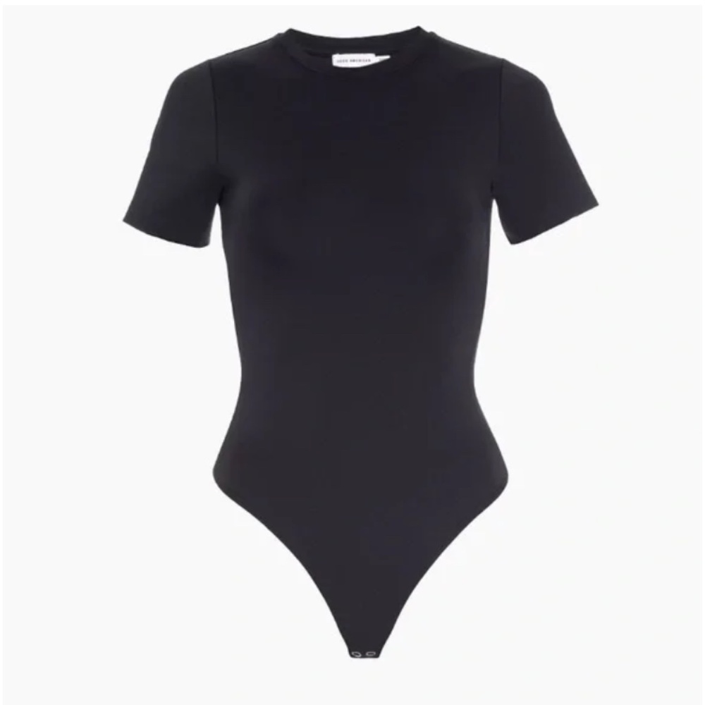 Good American NWT Scuba T-shirt Bodysuit